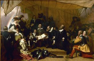 Read more about the article Embarkation of the Pilgrims, 1620 — Setting Sail with Prayer