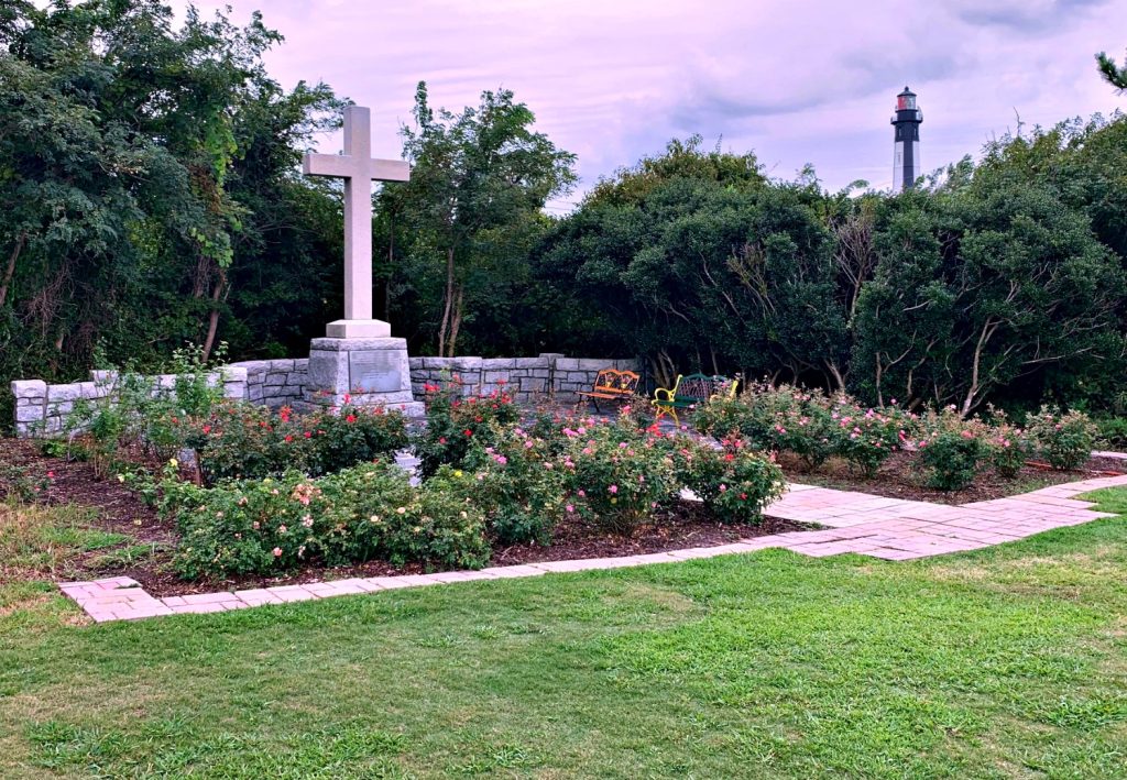 cross in Cape Henry Landing, 1607 — Dedicating a New Land to God